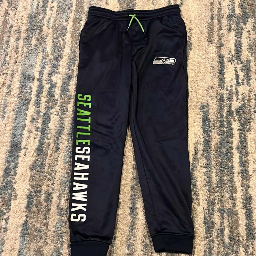 Men’s or a boy is a size 18 to 20 XL Seattle, Seahawk sweatpants